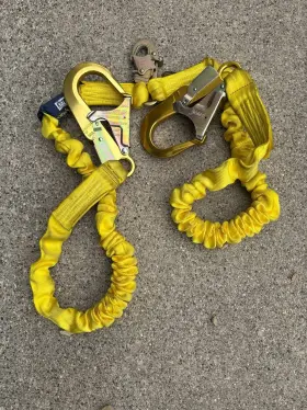 3m 1244412 Dbi-sala Shockwave2 Dual-leg Shock Absorbing Lanyard