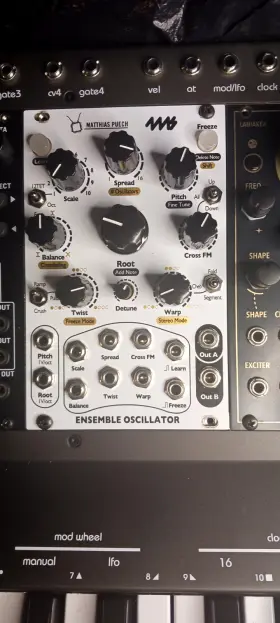 4ms 764283685742 Enosc Ensemble Oscillator Eurorack Synth Module White
