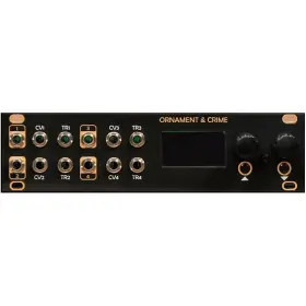 Uoc-1u After Later Audio Uo C 1u Micro Ornament And Crime Module - Black Gold