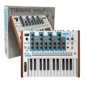 4-voice Akai 694318017012 Timbre Wolf Analog Synthesizer Midi Usb Keyboard Bass Synth
