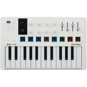 231501 Arturia Minilab 3 Compact Midi Keyboard And Pad Controller
