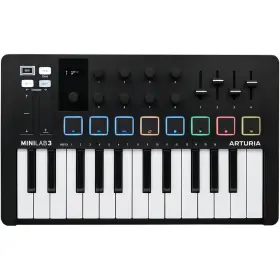 231502 Arturia Minilab 3 25 Slim-key Controller - Black Edition