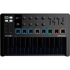 231503 Arturia Minilab 3 Compact Midi Keyboard And Pad Controller - Deep Black