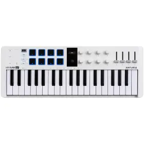 Arturia 231551 Minilab 37 Mk3 Midi Controller - White