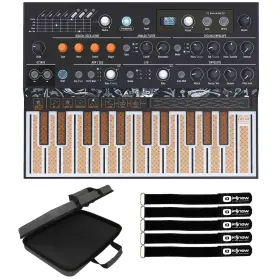 Arturia 645312507535 Microfreak Hybrid Synthesizer With Padded Shell Carry Case