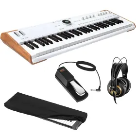 Arturia 810160681380 Astrolab Avant-garde Stage Keyboard With Headphones Pedal And Cover Bundle