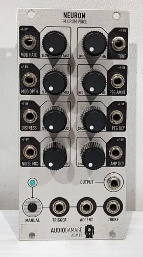 Adm12 Audio Damage Neuron Fm Drum Voice Eurorack Module