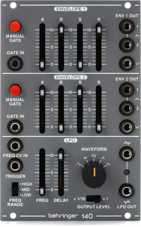 000-dvd00-00010 Behringer 140 Dual Envelope/lfo - Analog Eurorack Module