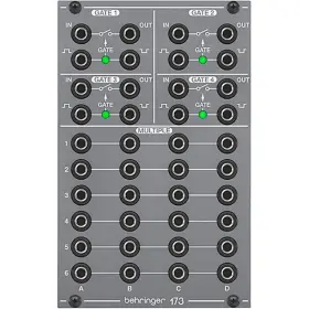 000-dwa00-00010 Behringer 173 Legendary Analog Quad Gate And Multiples Module For Eurorack