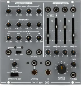 000-dwb00-00010 Behringer 305 Eq/mixer/output Analog Eq And Mixer Eurorack Module