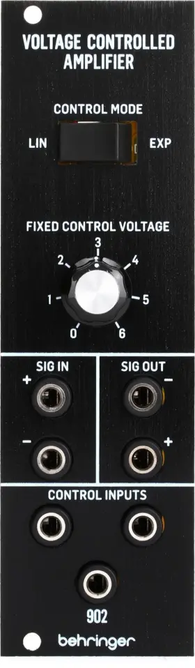 000-e1v00-00010 Behringer 902 Voltage Controlled Amplifier - Analog Vca Module For Eurorack