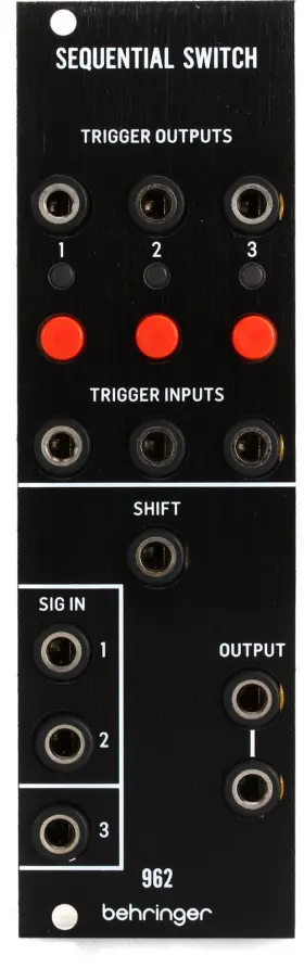 000-e2a00-00010 Behringer 962 Sequential Switch - Analog Cv Multiplexer Eurorack Module