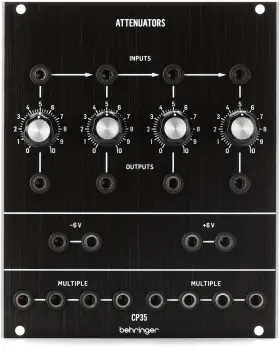 000-e2h00-00010 Behringer Cp35 Attenuators - Analog Attenuator And Multiples Eurorack Module