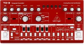 Behringer 0718-aaq86-us1 Td-3-rd Analog Bass Line Synthesizer - Red