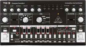 0718-abp86-us1 Behringer Td-3-bk Analog Bass Line Synthesizer - Black