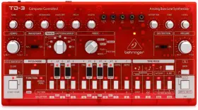 0718-abu86-us1 Behringer Td-3-sb Analog Bass Line Synthesizer - Strawberry
