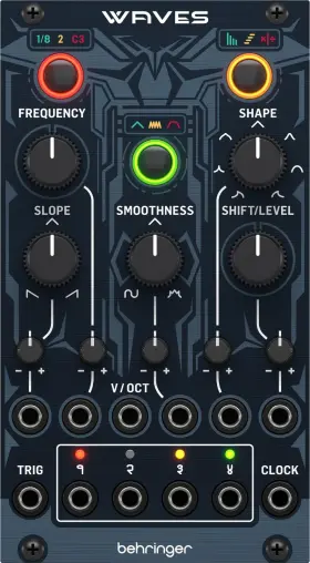 0720-ade86-000 Behringer Waves Tidal Modulator And Function Generator Eurorack Module