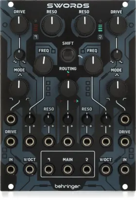 0720-adg86-001 Behringer Swords Dual Analog Multimode Filter Eurorack Module