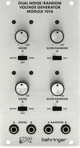2500-1016 Behringer 1016 Dual Noise/random Voltage Generator Eurorack Module