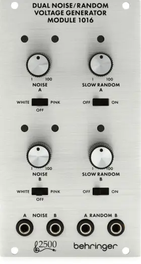 1016 Behringer 644216639700 Dual Noise/random Voltage Generator Eurorack Module