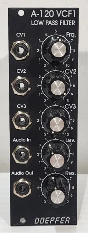 A-120 Behringer Doepfer Vcf1 Low Pass Filter Eurorack Module - Black