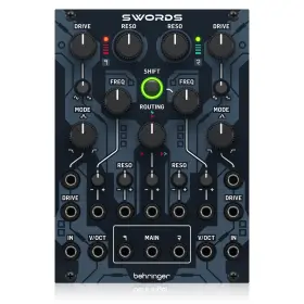 Be0720adg86 Behringer Swords Dual Analog Multi-mode Filter Module For Eurorack