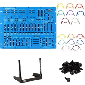 Behr2600bmbun2 Behringer 2600 Blue Limited-edition Analog Semi-modular Synthesizer Rack Bundle