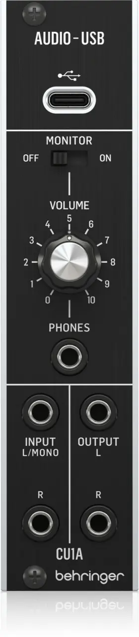 Behringer Cu1a Usb/audio Interface For Eurorack New Detroit Modular