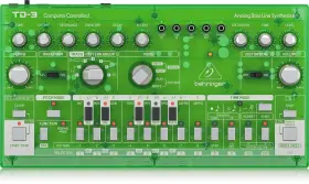 Behringer P0eds Td-3-lm Analog Bass Line Synthesizer With Vco Vcf 16-step Green