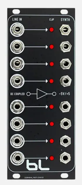 Blue 715706621281 Lantern Booster Array 8-channel Input Eurorack