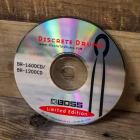 Br-1200cd Boss Dd-s1-le Discrete Drums Cd For Br-1180cd/br-1600cd/br-1200cd Limited Edition U258333