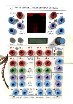 222e Buchla Module With Wands And Rings Custom Clear Case Synthesizer
