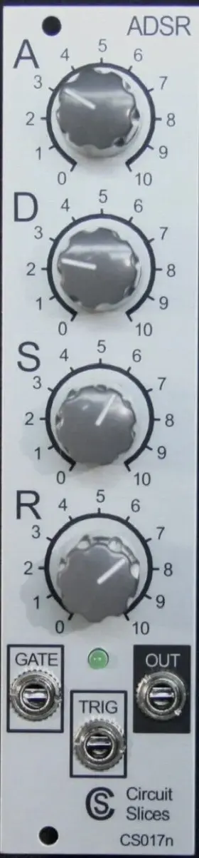 Cs017 Circuit Slices Eurorack Adsr Envelope Generator With Re-trigger