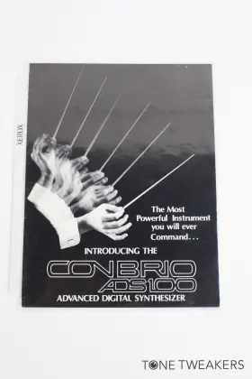 Ads100 Con Brio Digital Synthesizer Specsheet Catalog Vintage Synth Dealer