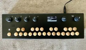 10184 Critter & Guitari And Organelle Synthesizer-usb Black Keyboard Music Computer