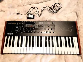 Dsi-2204 Dave Smith Instruments Mopho X4 Dsi Analog Poly Synth Keyboard Curtis Filter Wood Sides