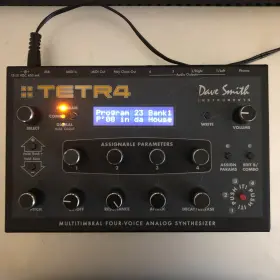 4-voice Dave Smith Instruments Tetra4 Tetra Multitimbral Polyphonic Analog Synthesizer