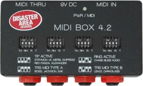 Disaster Area Designs 850078129048 Midi Box 4.2 Midi-trs Converter