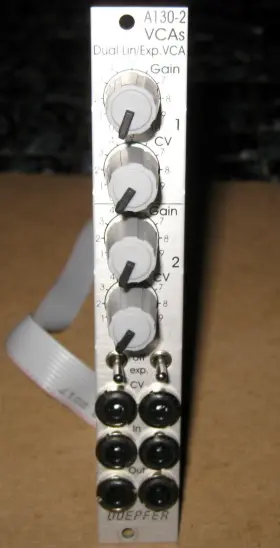 A-130-2 Doepfer A130-2 Dual Linear/exponential Vca Slim Line Series Eurorack Module