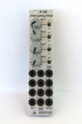 A-138i Doepfer Interrupting Mixer Module For Eurorack