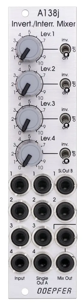Doepfer A-138j Inverting / Interrupting Mixer Janus New Detroit