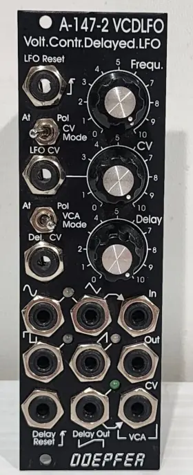 A-147-2 Doepfer Vcdlfo Voltage Controlled Delayed Lfo Eurorack Module - Black