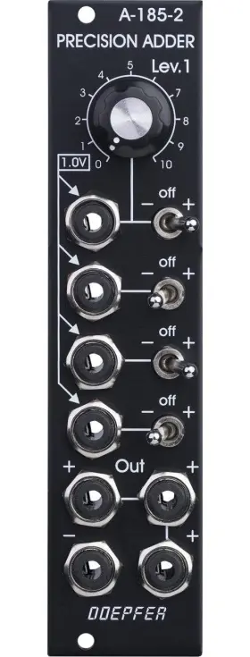 A-185-2v Doepfer Precision Cv Adder Vintage Edition New Detroit Modular