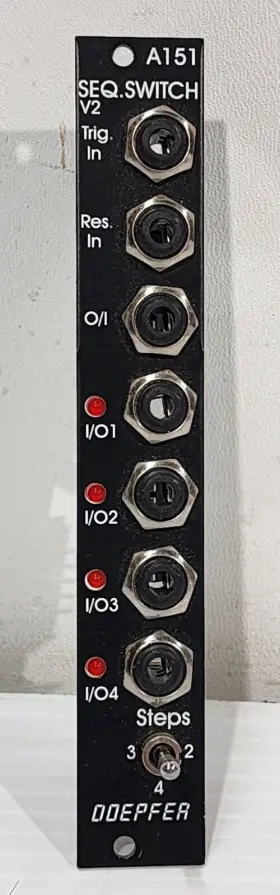 A151 Doepfer V2 Sequential Switch Eurorack Module - Black