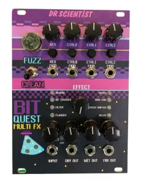 Dr. Scientist 764283693051 Sounds Bitquest Multi-effect Eurorack Synth Module