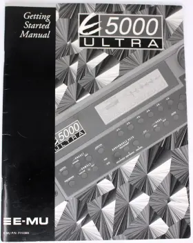 E5000 E-mu Systems Ultra Getting Started Manual 1999
