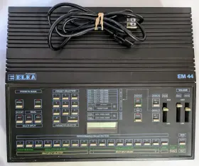 Em-44 Elka Italy 1986 Desktop Synthesizer For Repair Or Parts