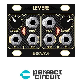 Eo1ulev Eowave Levers 1u 2-channel Dual Vca Modular Eurorack - New Perfect Circuit