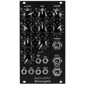 Erica Synths 751030820019 Black Output V2 Eurorack Synth Module
