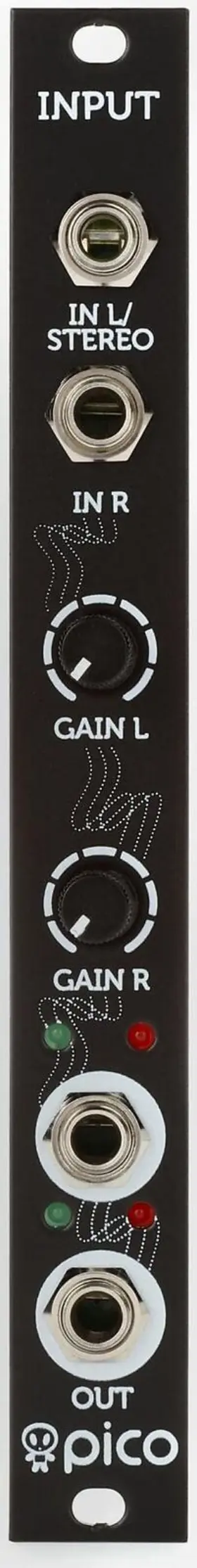 Erica Synths 751030820552 Pico Input Line Level To Eurorack Shifter Module